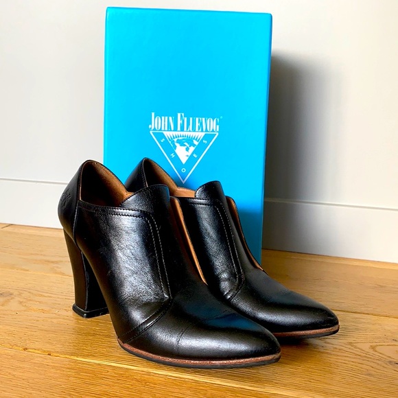 John Fluevog Shoes - John Fluevog black booties